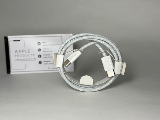 Cable de carga rápida estilo Apple (Lightning / Tipo C a Tipo C)